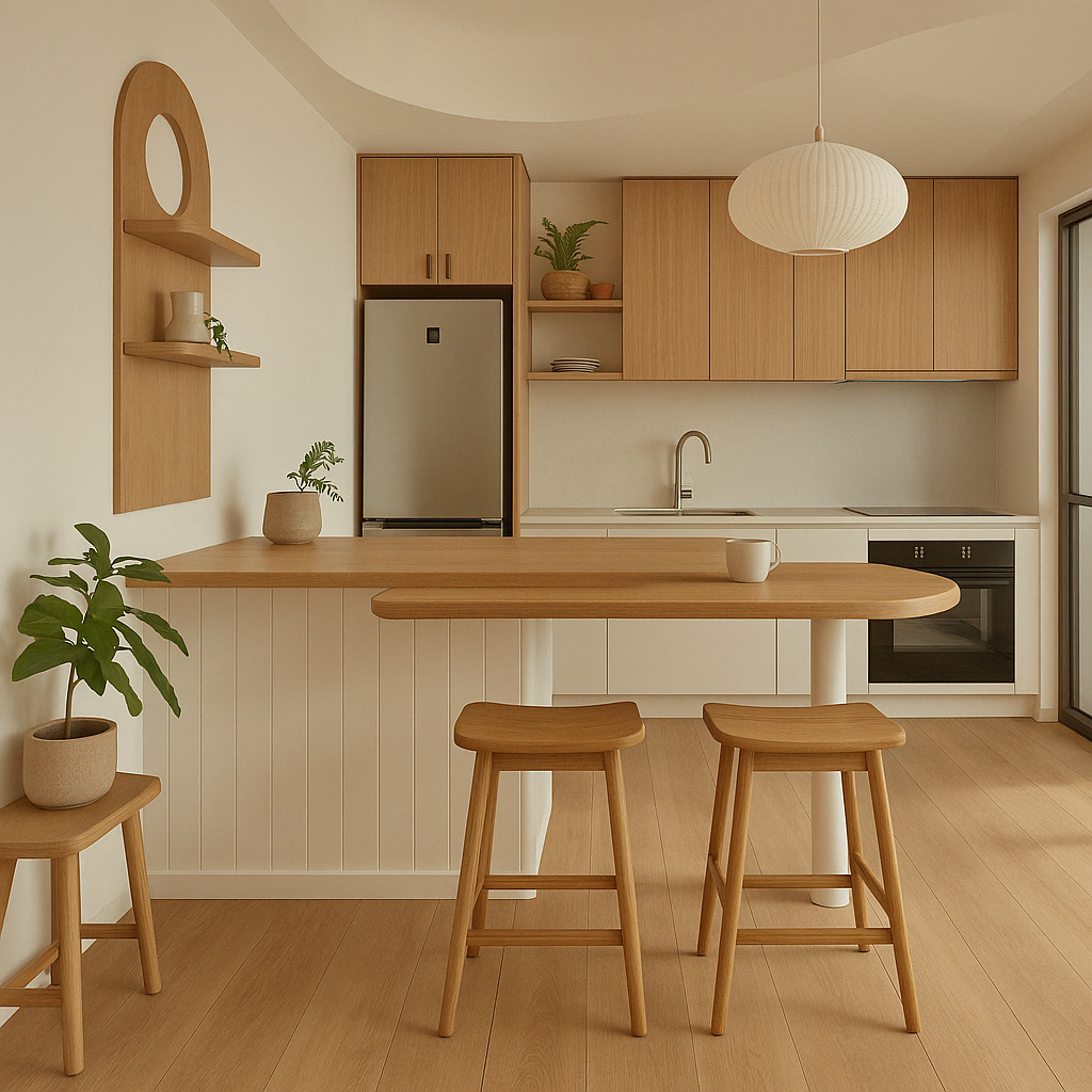 Muji Minimalist Interior Design Kitchen