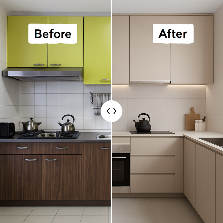 Kitchen Renovation - Before & After